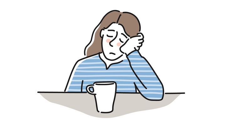 Illustration af træthed